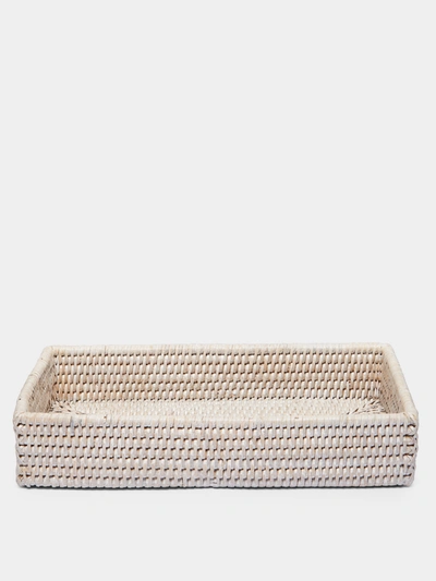 Decor Walther Handwoven Rattan Tray In Neutral