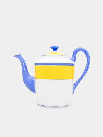 Robert Haviland & C Parlon Monet Porcelain Large Coffee And Tea Pot In Multi
