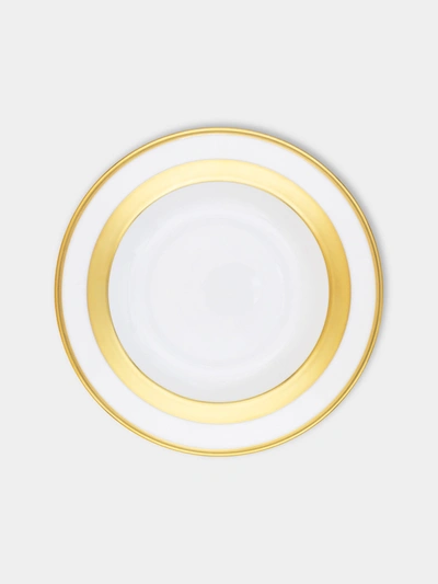 Robert Haviland & C Parlon William Porcelain Soup Plate In Gold