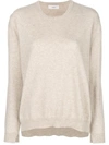 Pringle Of Scotland Classic Long-sleeve Sweater In Neutrals