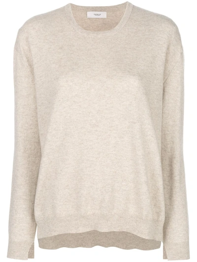 Pringle Of Scotland Classic Long-sleeve Sweater In Neutrals