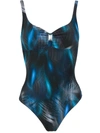 Lygia & Nanny Roberta Swimsuit In Blue