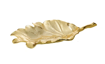 Classic Touch Decor Gold Leaf Dish