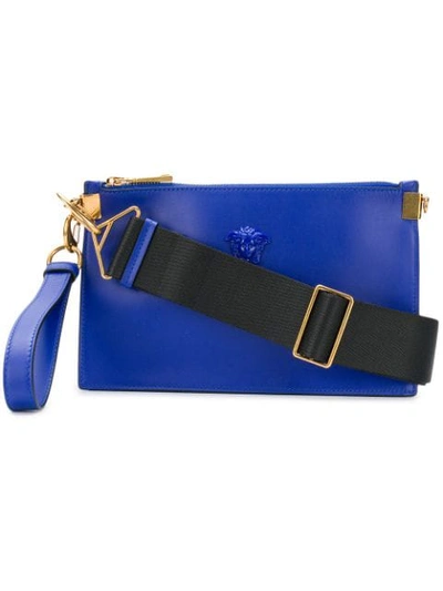 Versace Small Medusa Clutch - Blue