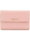 Miu Miu Pebbled Wallet - Pink & Purple