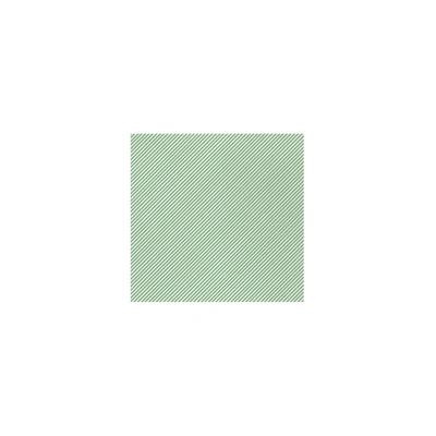 Vietri Papersoft Napkins Seersucker Stripe Cocktail Napkins - Green (pack Of 20)