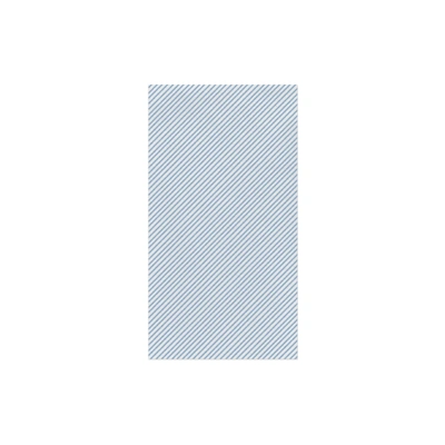 Vietri Papersoft Napkins Light Blue Seersucker Stripe Guest Towels (pack Of 20)