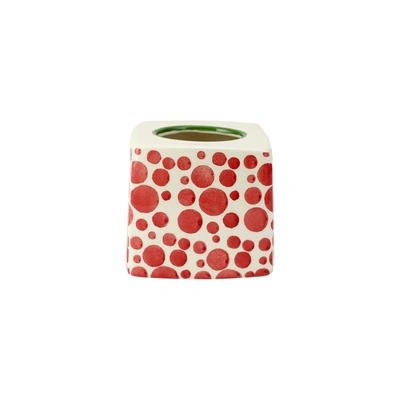 Viva By Vietri Mistletoe Bubble Tissue Box Cover