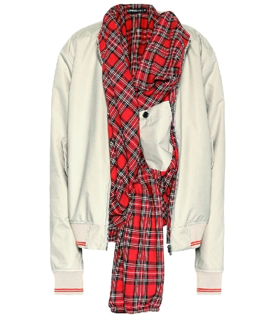 Y/project Plaid Jacket In Beige