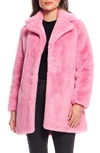 Donna Salyers Fabulous-furs Le Mink Faux Fur Jacket In Light Pink