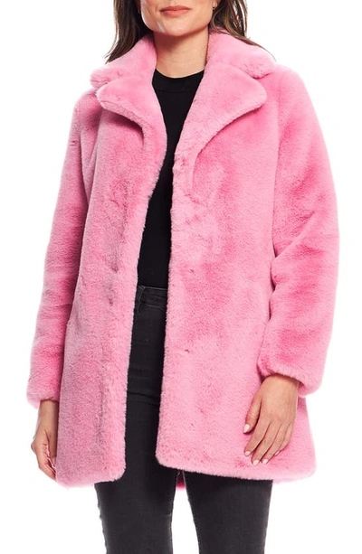 Donna Salyers Fabulous-furs Le Mink Faux Fur Jacket In Light Pink