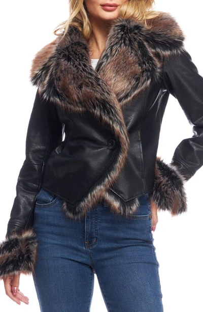 Fabulous Furs Black Faux Fur Collar Donna Salyers Fabulous-furs