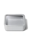 Caraway 10-cup Glass Food Storage Container In Gray