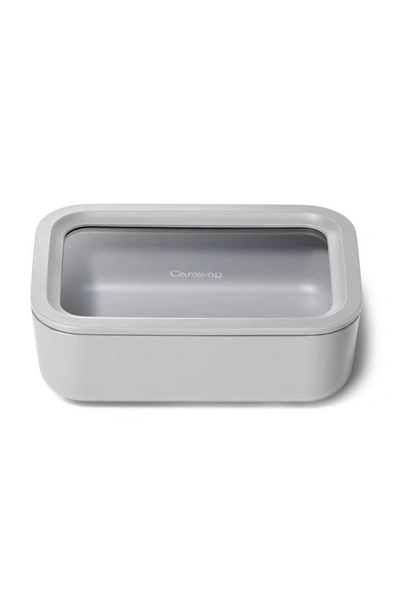 Caraway 6.6-cup Glass Food Storage Container In Gray