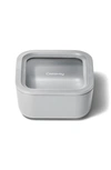 Caraway 4.4-cup Glass Food Storage Container In Gray