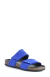 Bos. & Co. Matteo Slide Sandal In Blue