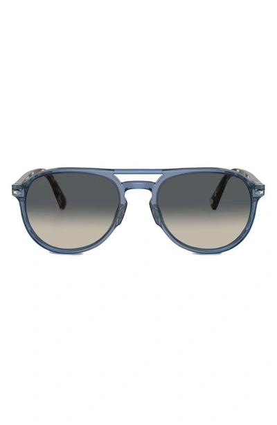 Persol 55mm Pilot Sunglasses In Navy