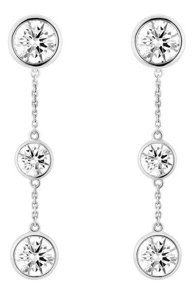 Lightbox 1.5-carat Lab Created Diamond Earring Chain Enhancers In 14k White Gold