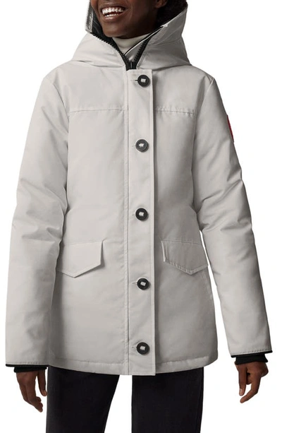 Canada Goose Lynnwood Water Repellent 650 Fill Power Down Hooded Parka In Limestone - Calcaire