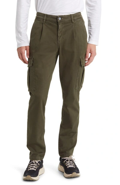 Dl1961 Micah Pleated Tapered Twill Cargo Pants In Dryad Twill