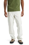 Carhartt Double Knee Pants In Wax Stone Washed
