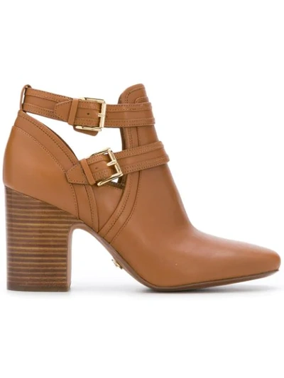 Michael Michael Kors Blaze Ankle Boots In Brown