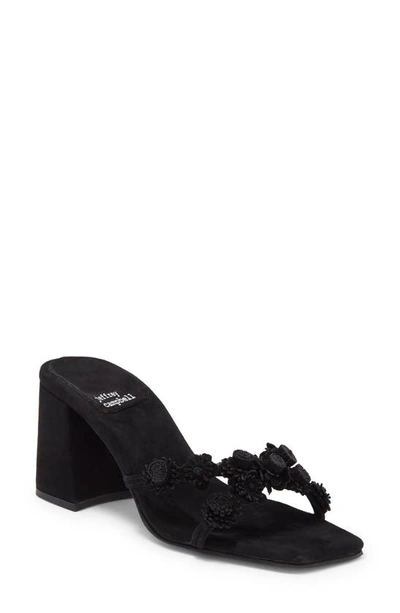 Jeffrey Campbell Ditzy Sandal In Black Suede