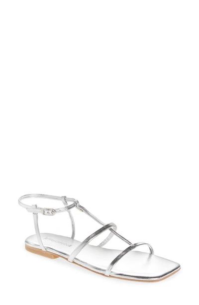 Jeffrey Campbell Corinth Gladiator Sandal In Silver
