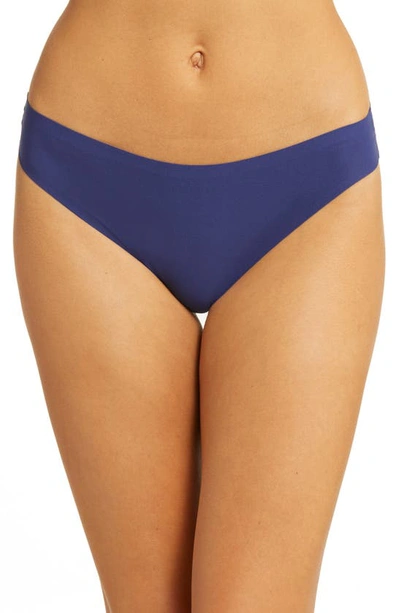 Chantelle Lingerie Soft Stretch Thong In Blue Danube