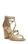 Jessica Simpson Stassey Cage Sandal In Sunset Gold