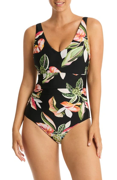 Sea Level Sundown One-piece Swimsuit In Black