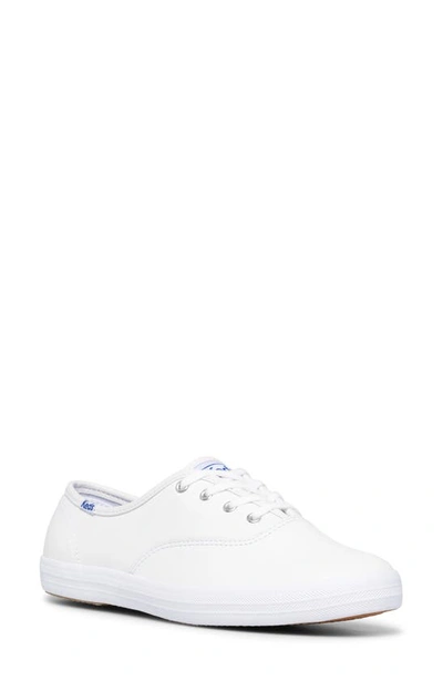 Keds Champion Sneaker In White Leather