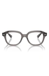 Ray Ban Erik 51mm Square Optical Glasses In Dark Grey