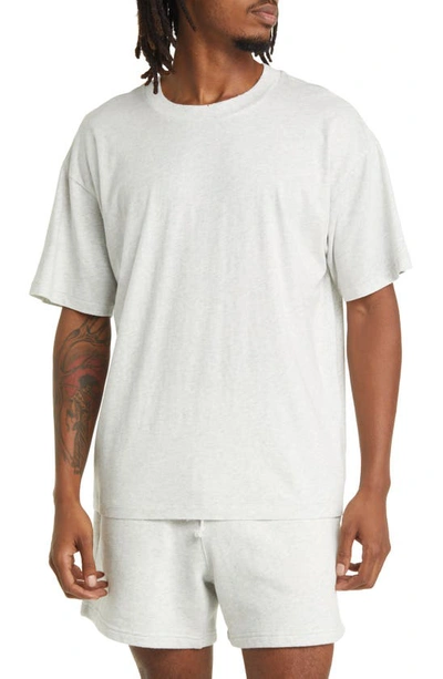 Elwood Core Oversize Cotton Jersey T-shirt In Vintage Ash Grey