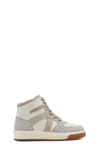 Steve Madden Kids' Krane High Top Sneaker In White Multi