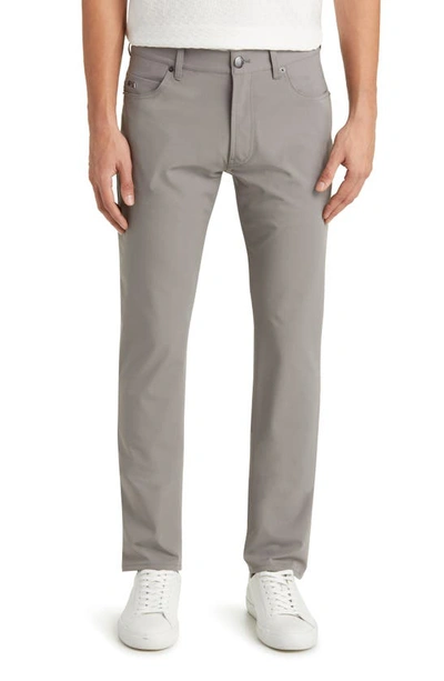 Emporio Armani Techno Five-pocket Pants In Grey