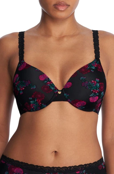 Natori Pure Luxe Underwire T-shirt Bra In Charm Prnt