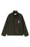 Carhartt Prentis Camo Fleece Jacket In Cypress / Black