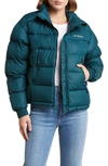 Columbia Pike Lake Ii Water Repellent Insulated Puffer Coat In Night Wave