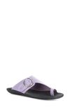 Fly London Mica Slide Sandal In Violet Brooklyn