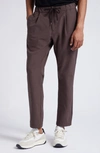Herno Technical Fabric Pants In Brown Sugar