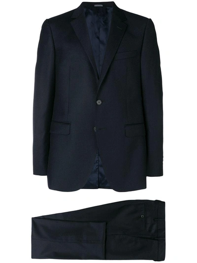 Lanvin Virgin Wool And Cashmere-blend Suit In Blue