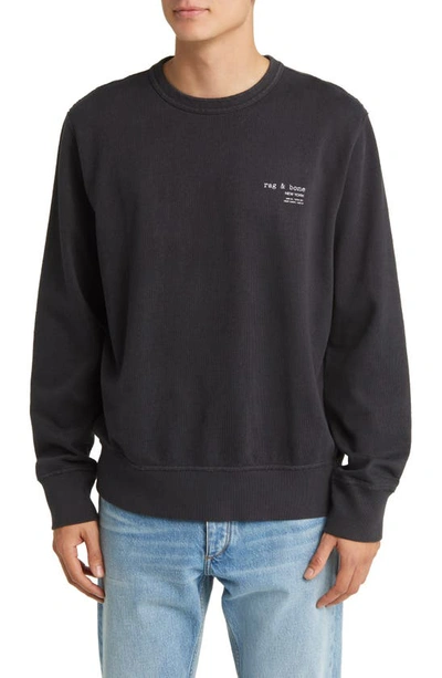 Rag & Bone 425 Damon Sweatshirt In Black