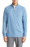 Johnnie-o Freeborne Prep-formance Quarter Zip Pullover In Monsoon