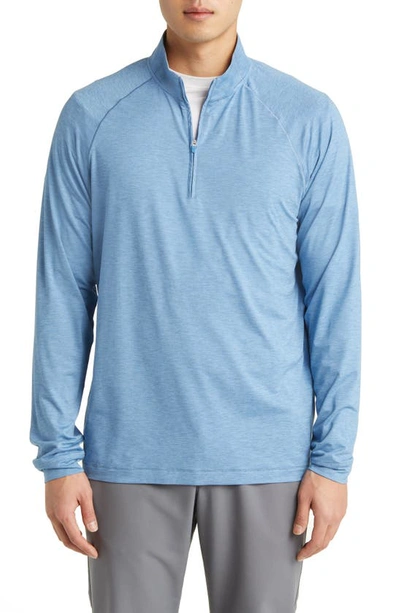 Johnnie-o Freeborne Prep-formance Quarter Zip Pullover In Monsoon