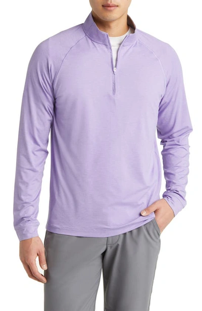 Johnnie-o Freeborne Prep-formance Quarter Zip Pullover In Tulip