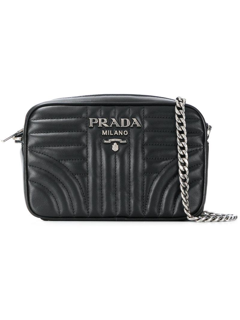 prada diagramme small crossbody bag
