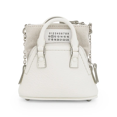 Maison Margiela Baby 5ac Leather Bag In Neutral