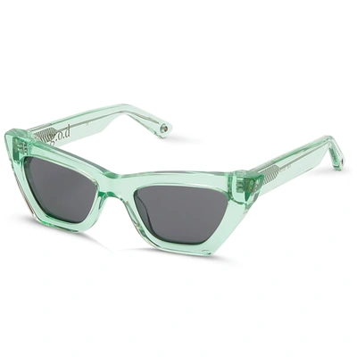 G.o.d Five Mint Sunglass With Grey Lens In Green