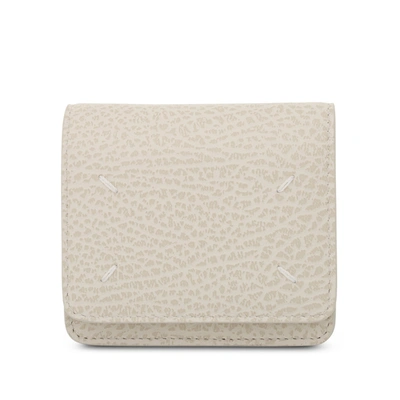 Maison Margiela Four Stitches Chain Wallet In White